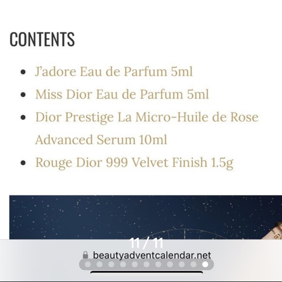 Dior beauty mini advent set - Picture 9 of 9